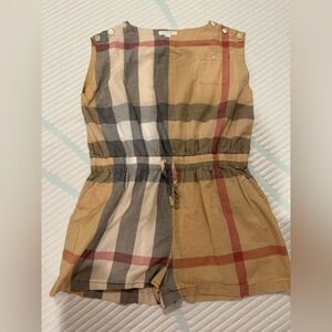 BURBERRY GIRLD ROMPER size 14Y